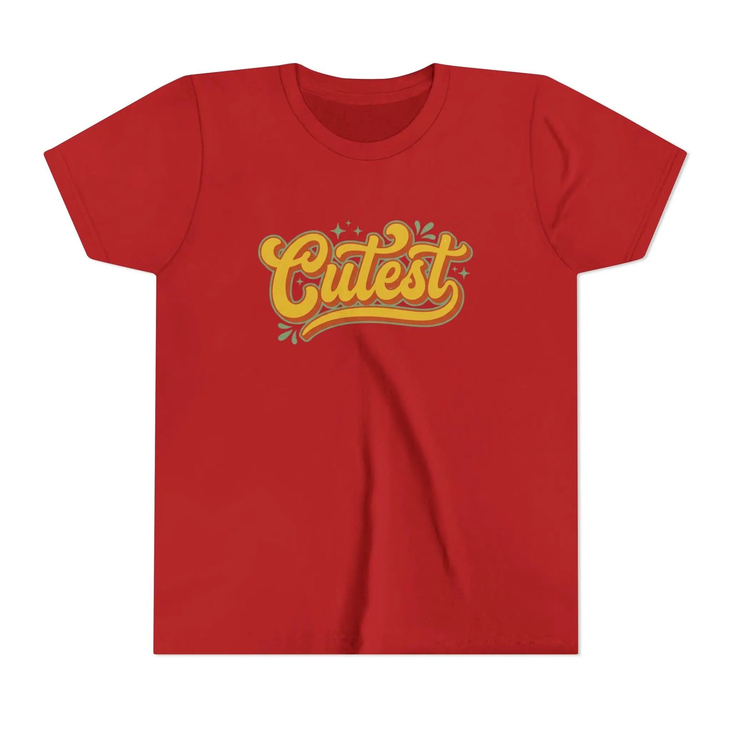 Cutest Youth Tee — Retro Script Kids T‑Shirt by Printify