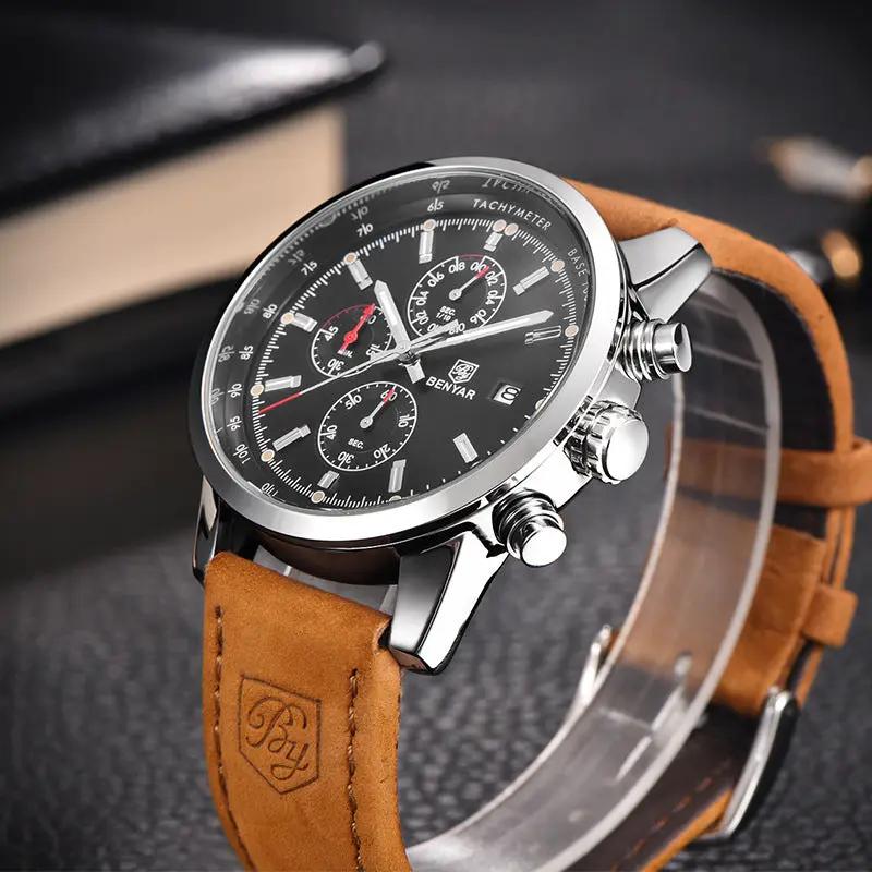 Men's Luxury Quartz Watch by GJG Denim