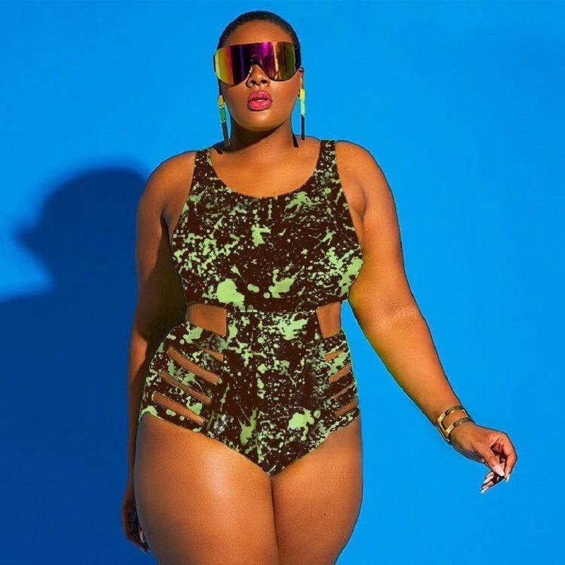 Women's plus size swimsuit by GJG Denim