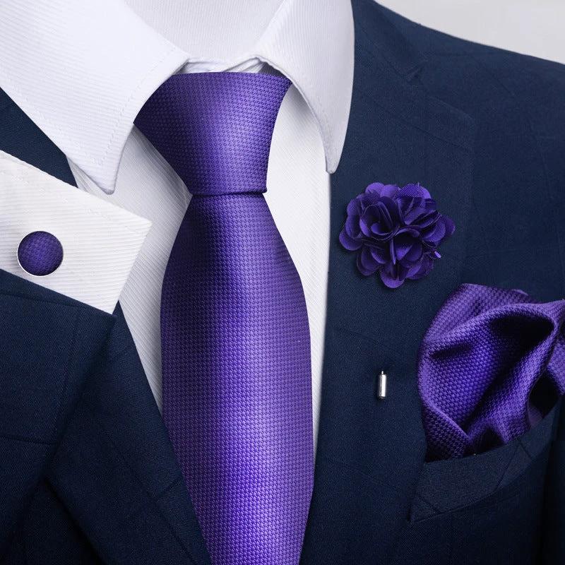 Men's Tie and Pocket Square Combo by GJG Denim