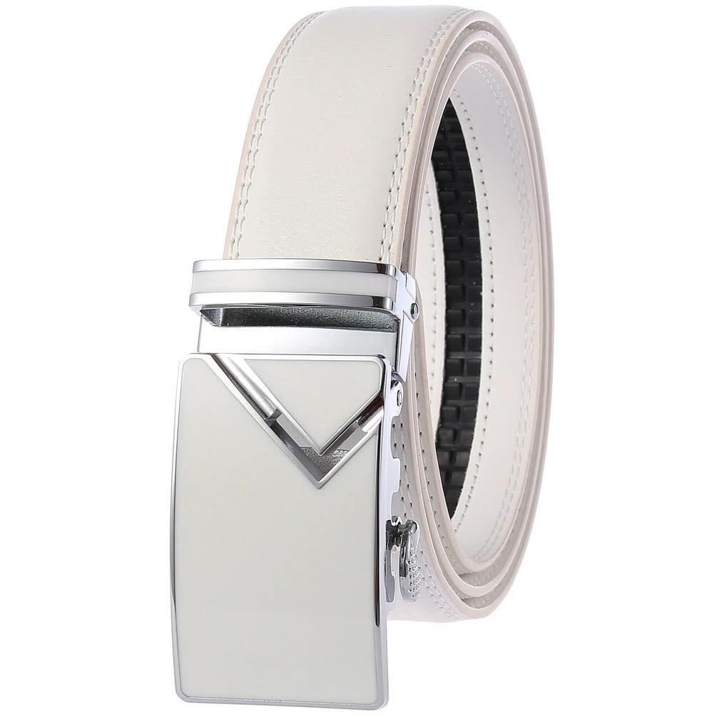 Men's Fashion Automatic Buckle Belts by GJG Denim