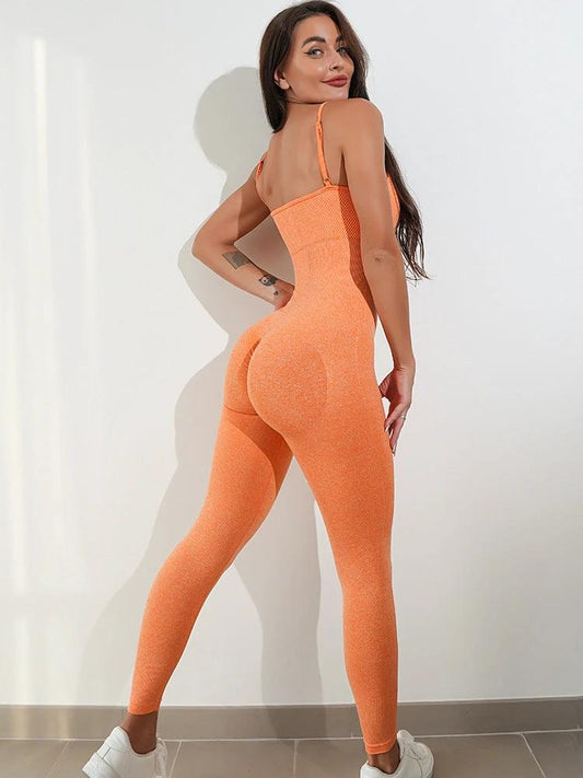 Womens Sexy Unitard One Piece Jumpsuit Spaghetti Strap Tummy Control Rompers Sleeveless Bodysuits Outfits by GJG Denim
