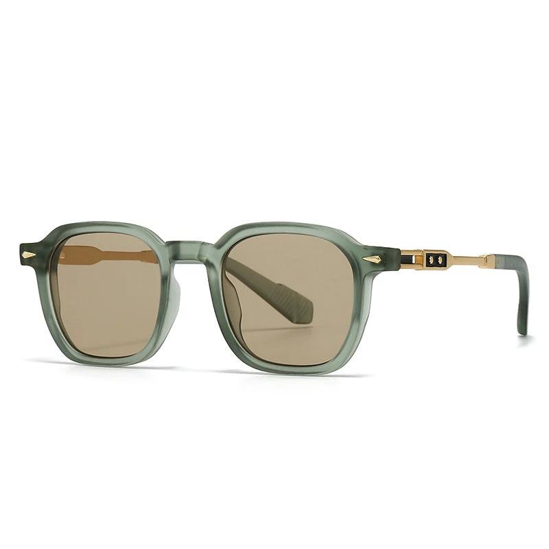 Round-frame Metal Sunglasses For Men by GJG Denim