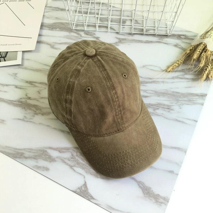Men's Washed Baseball Caps by GJG Denim
