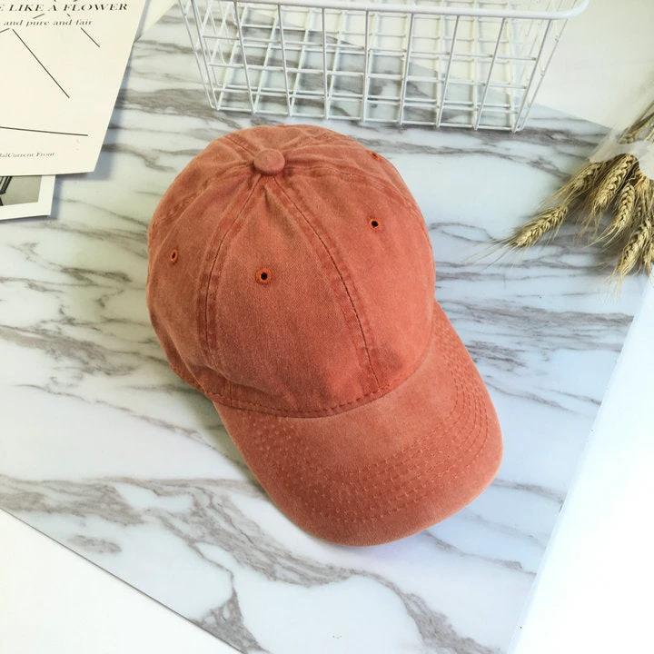 Men's Washed Baseball Caps by GJG Denim