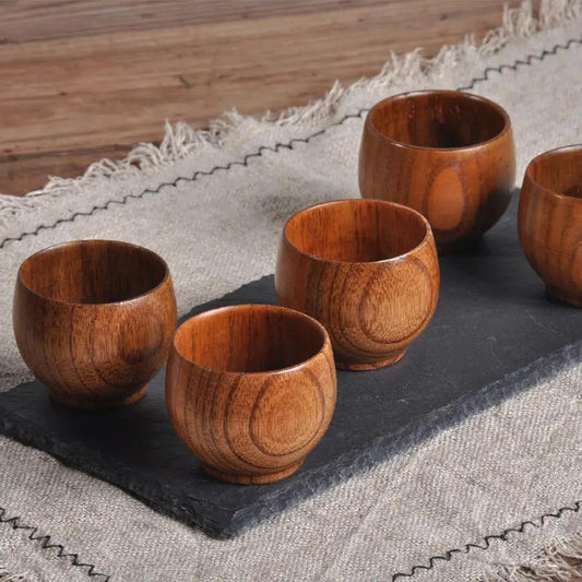 Natural Wood Cup Handmade Drinkware by GJG Denim