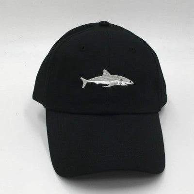 Embroidered Shark Baseball Cap For Men by GJG Denim