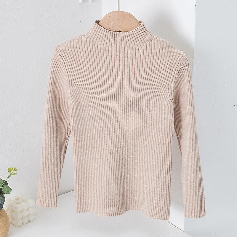 Children's Mock Neck Sweater Knitwear Top by GJG Denim