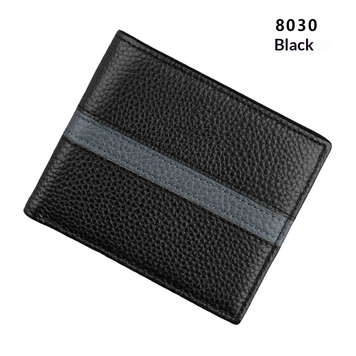 Men's Anti-Scanning RFID High-Capacity Credit Card Holder Made From First-Layer Cowhide Leather by GJG Denim