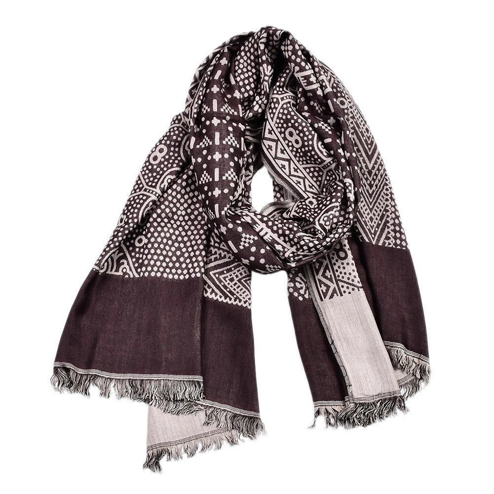 Men's Cotton And Linen Short Scarf by GJG Denim