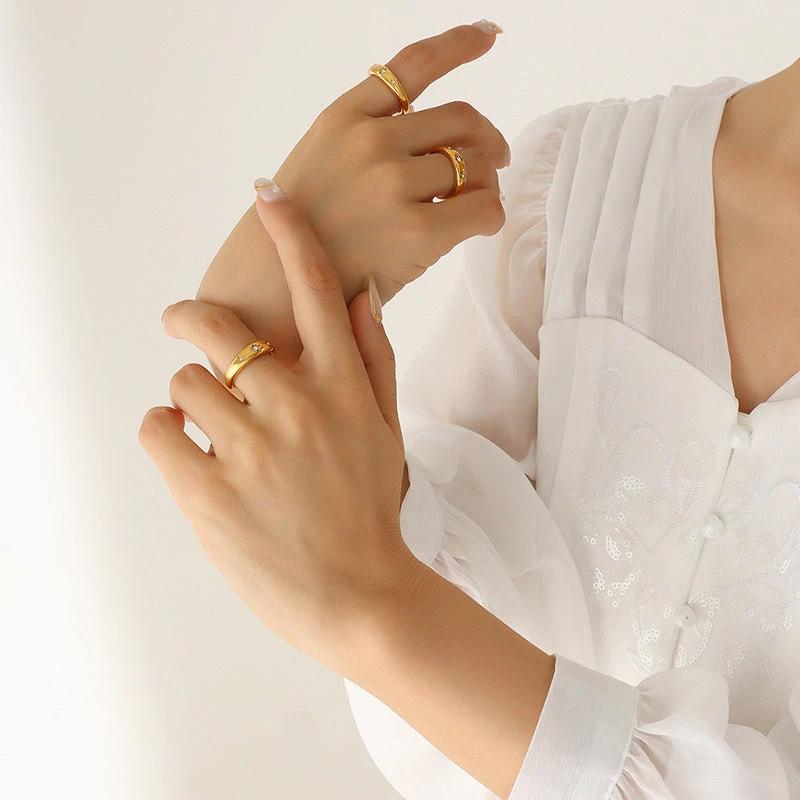 A Fashionable Minimalist Zircon-studded Ring That Wont Fade by GJG Denim