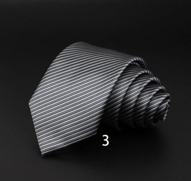 Men's Striped Polyester Fiber Ties by GJG Denim
