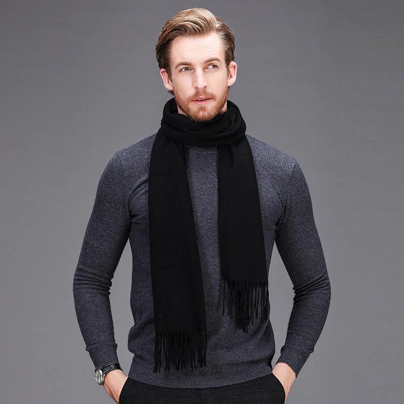 Men's Solid Color Scarf by GJG Denim