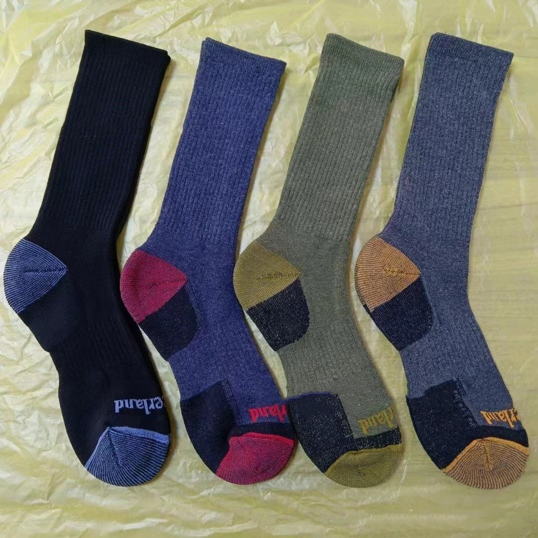 Men's Outdoor High-top Sports Socks Thick Thread Towel Bottom by GJG Denim