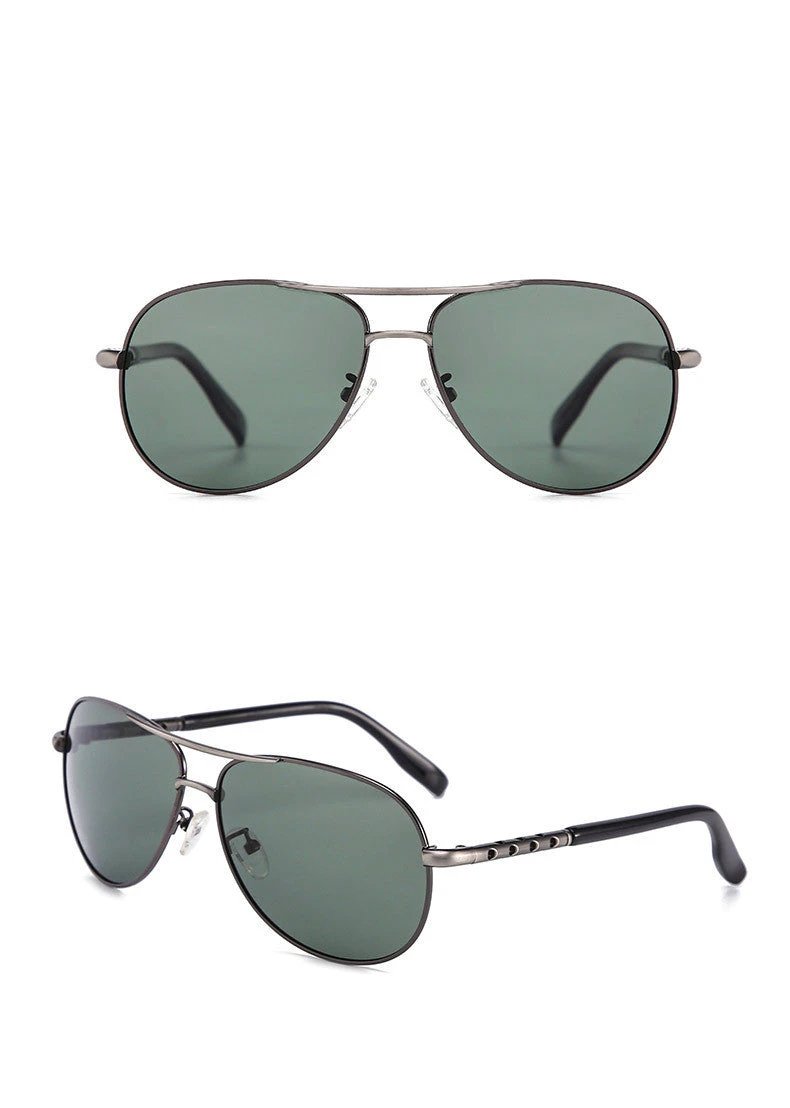 Retro metal polarized sunglasses by GJG Denim