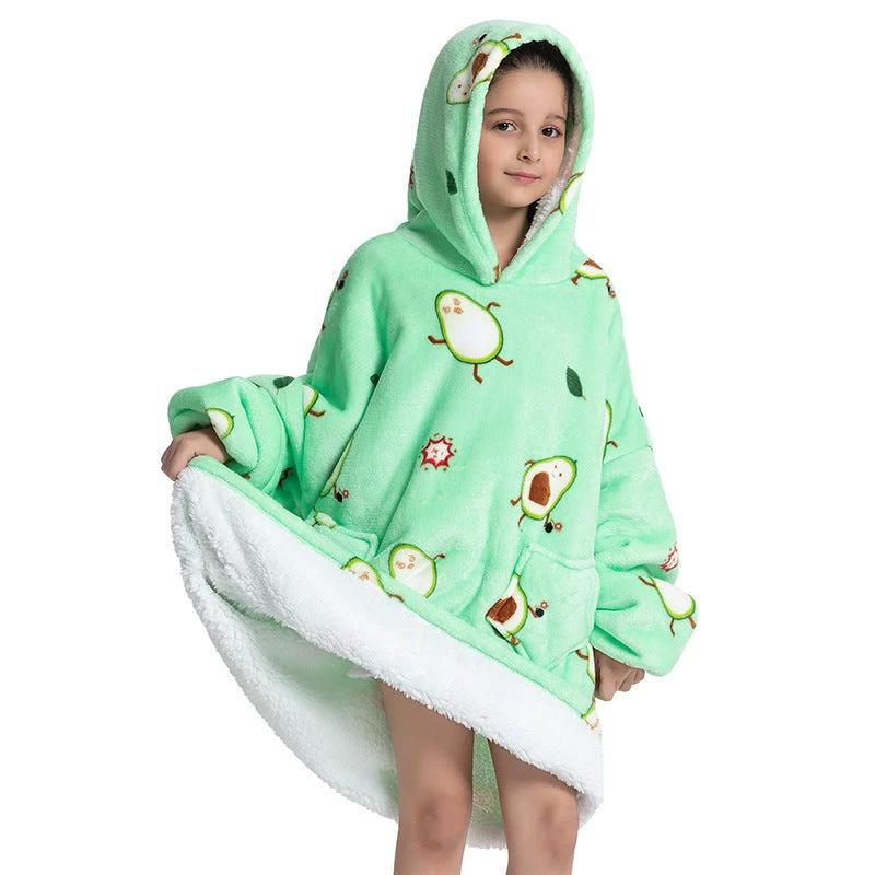 Composite Children's Flannel Lambswool Home Pajamas by GJG Denim