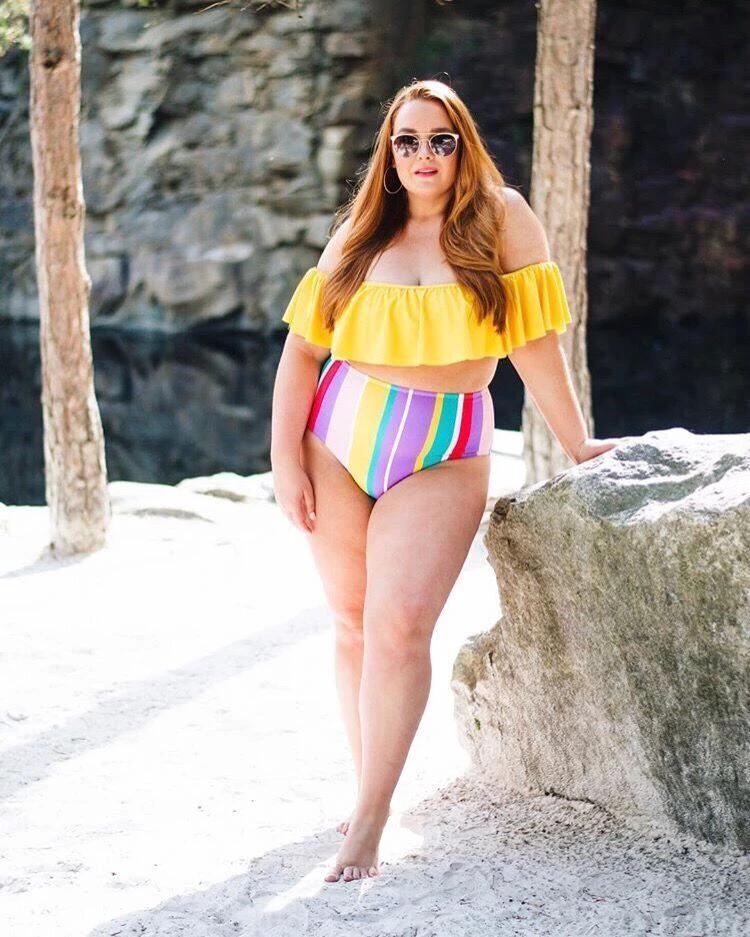 Women's sexy plus size swimsuit by GJG Denim