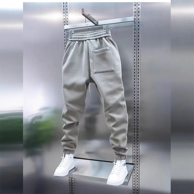 Trendy Men's Solid Color Casual Sweatpants by GJG Denim