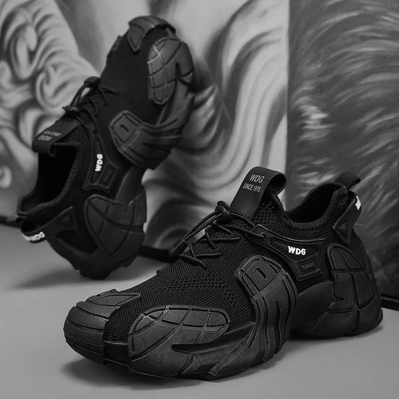 Men's Woven Mesh Breathable Sports Trendy Shoes by GJG Denim