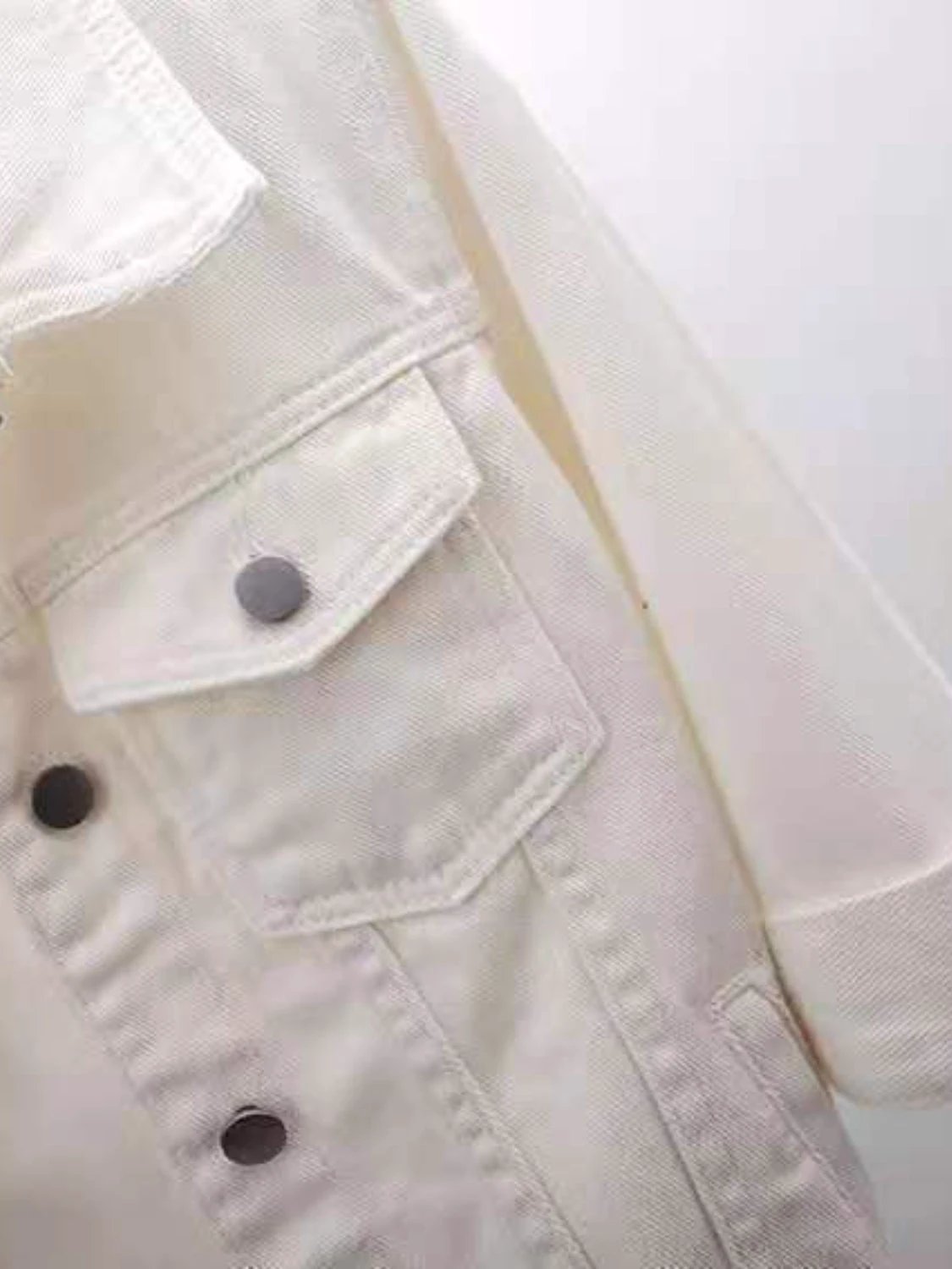Full Size Cropped Denim Jacket Plus Size by Lady Ros