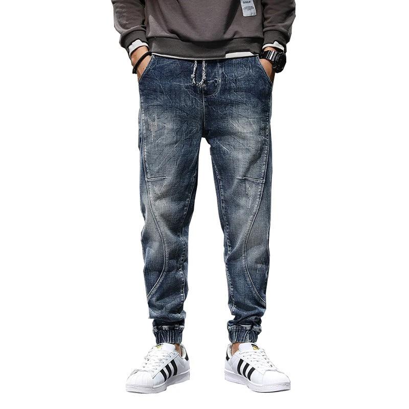 Men's Denim Stretch Plus Size Jeans Slim Casual by GJG Denim