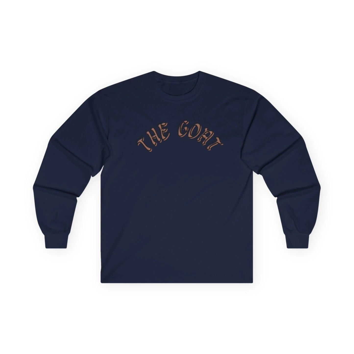 The GOAT Unisex Long Sleeve Tee, Casual Wear, Perfect for Sports Fans, Gift for Him or Her, Iconic Statement Shirt by Printify