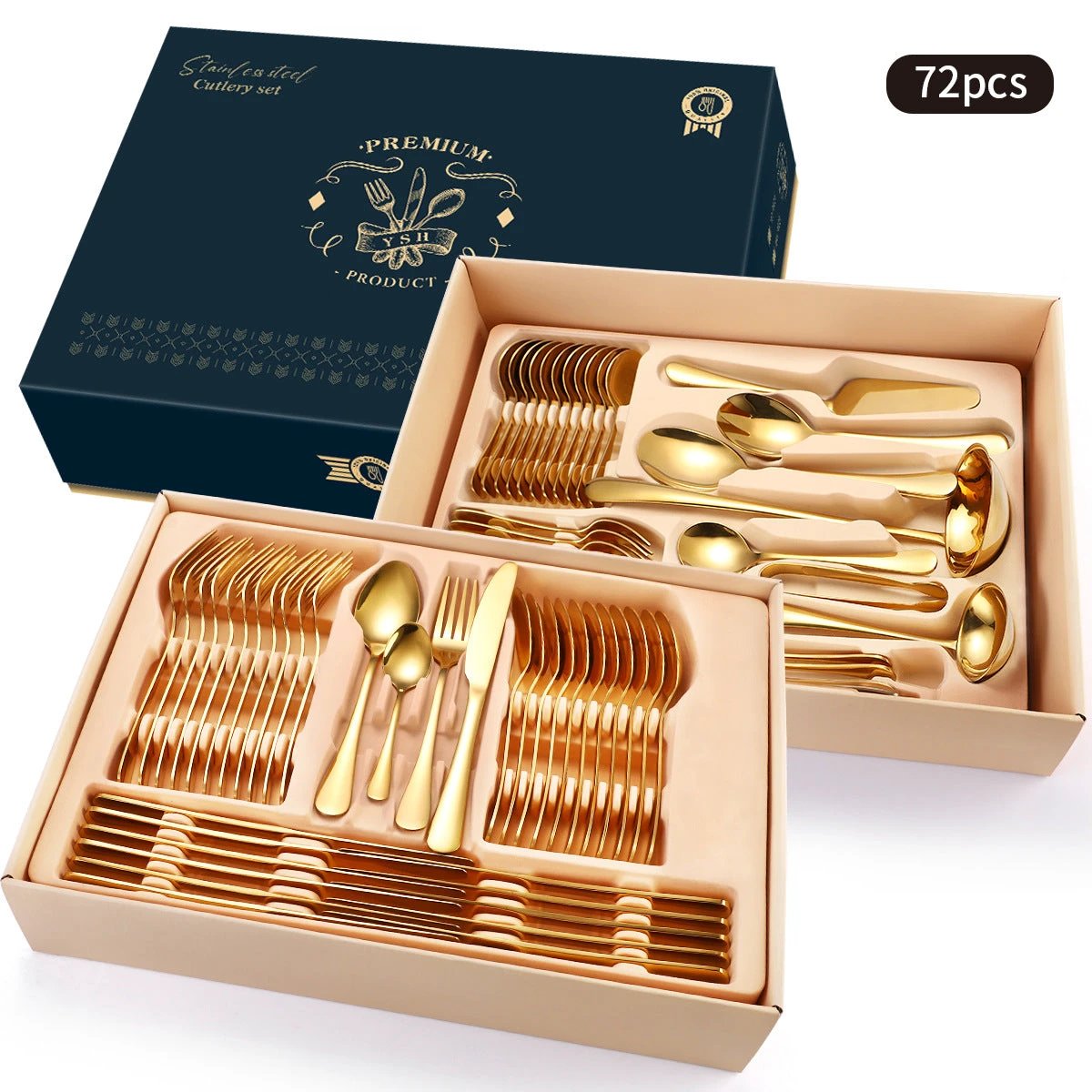 Stainless Steel Tableware Gift Box Set by GJG Denim