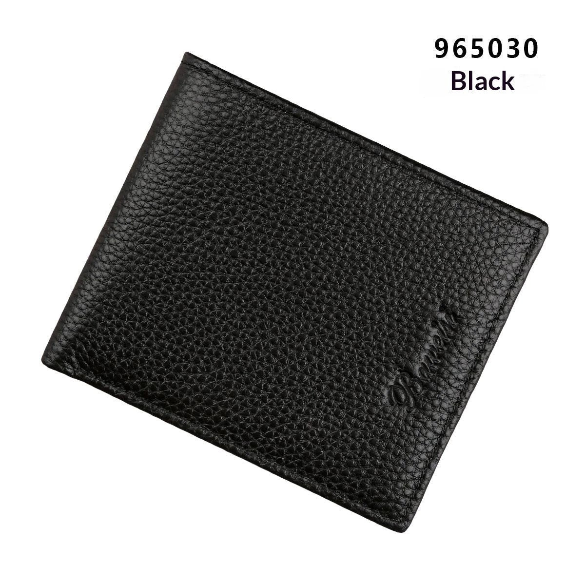 Men's Anti-Scanning RFID High-Capacity Credit Card Holder Made From First-Layer Cowhide Leather by GJG Denim