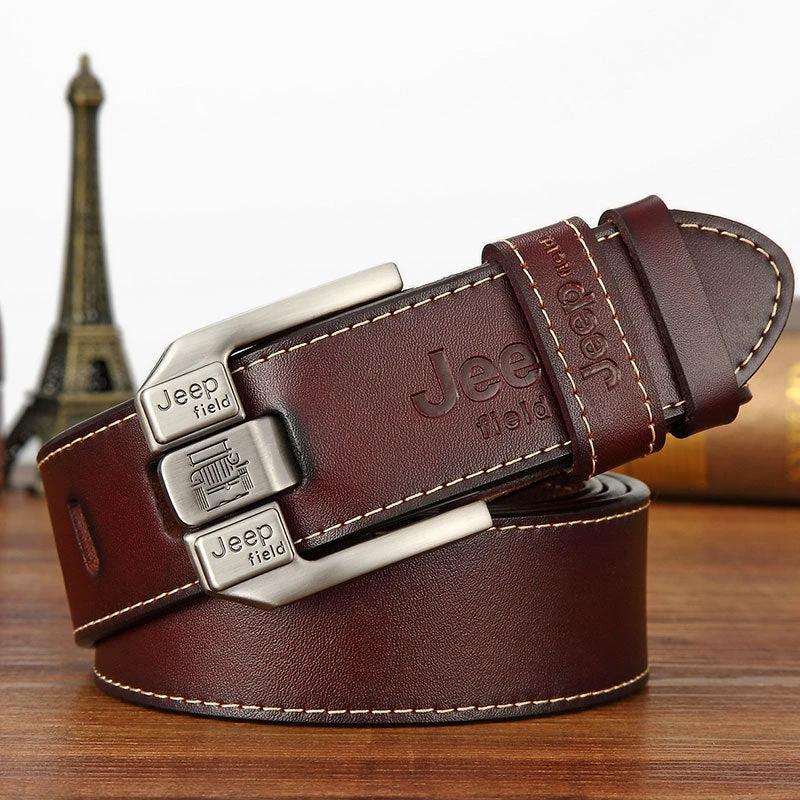 Men's Leather Belt by GJG Denim