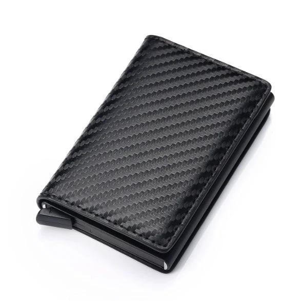 Automatic Pop-up Leather Card Holder For Men by GJG Denim