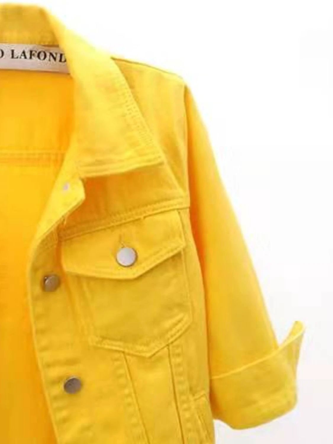 Full Size Cropped Denim Jacket Plus Size by Lady Ros