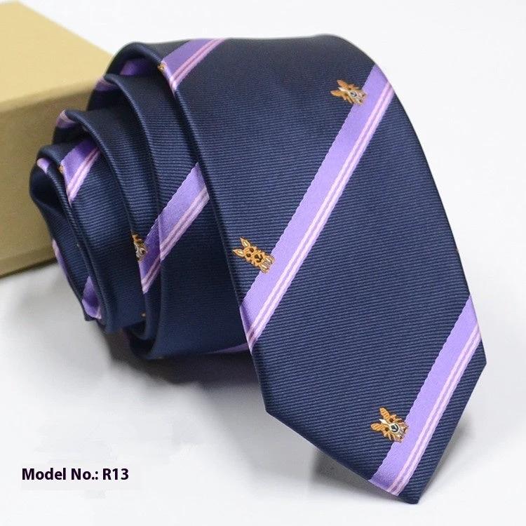 Men's Fashion Exquisite Jacquard Tie by GJG Denim