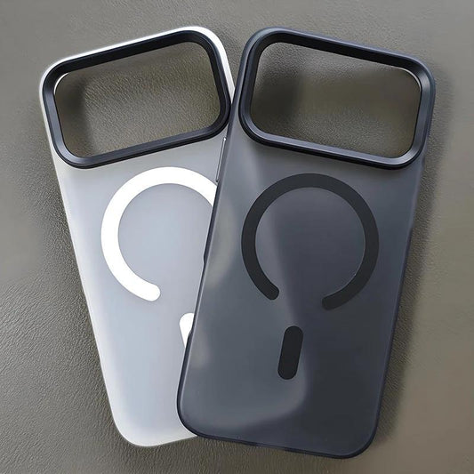 Applicable To 17promax Phone Case New Magnetic Simple Skin Sense Drop-resistant Protective Cover by GJG Denim