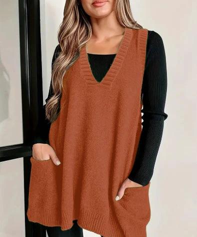 Loose Plus Size Sleeveless Pullover Casual Fashion by GJG Denim