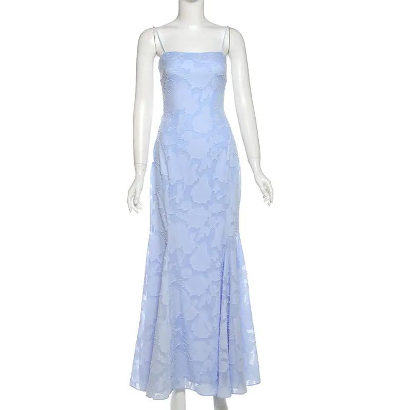 European And American Strap Dress Women by GJG Denim