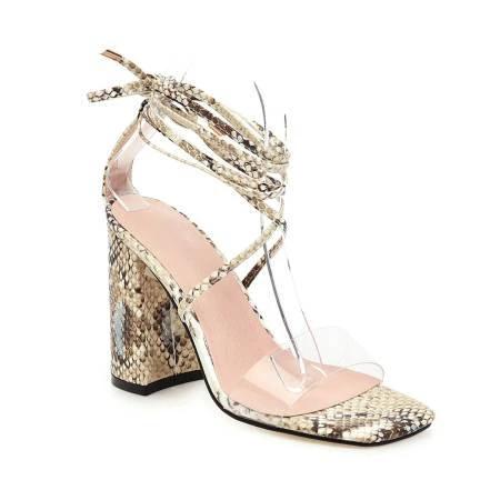 Strappy Heel Sandals by GJG Denim