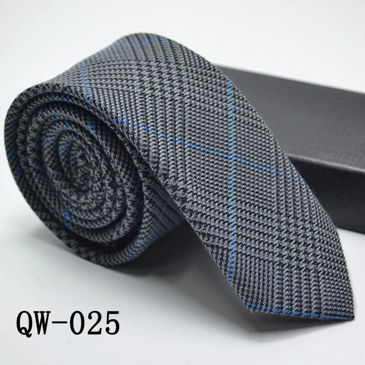 Men's Super Narrow Wool-like Elegant Tie by GJG Denim