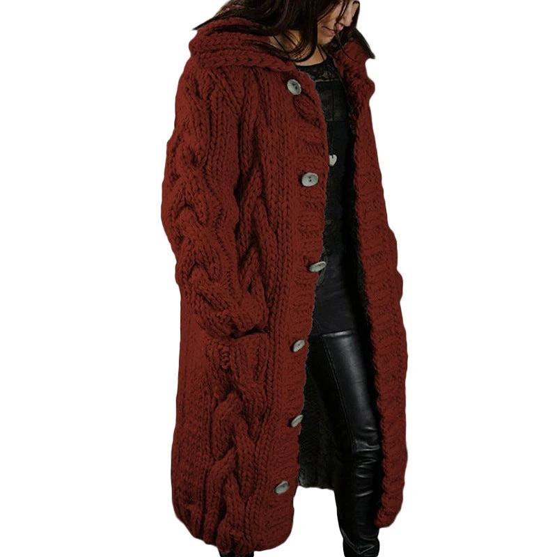 Women's Cardigan Plus Size Sweater Coat by GJG Denim