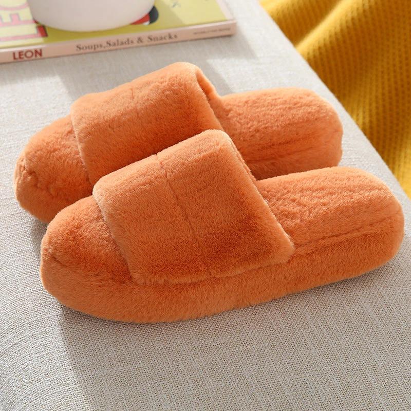 Indoor plush slippers by GJG Denim