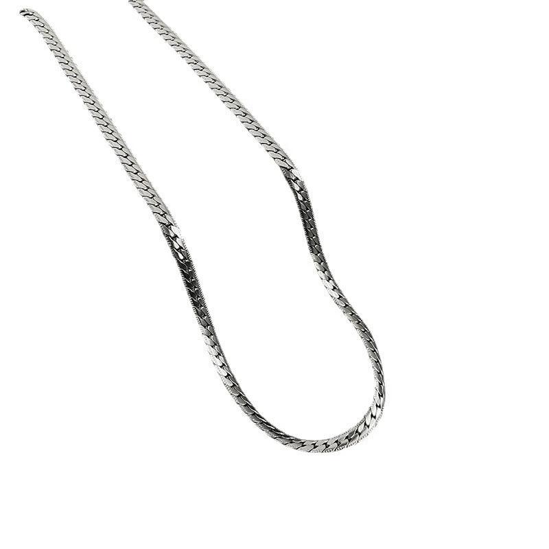 Men's Titanium Steel Encryption Embossed Chain by GJG Denim