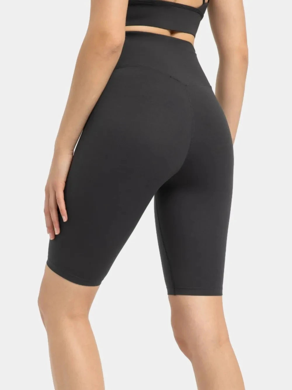 Millennia High Rise Wide Waistband Active Shorts by Lady Ros
