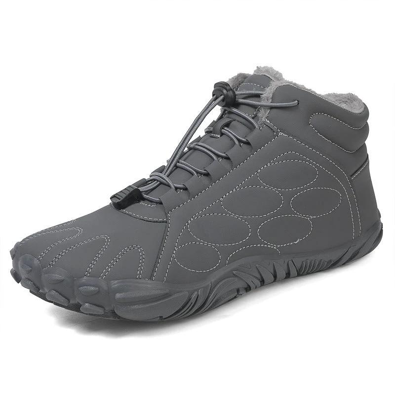 Men's Outdoor Sports Cotton Fleece-lined Warm Snow Boots by GJG Denim