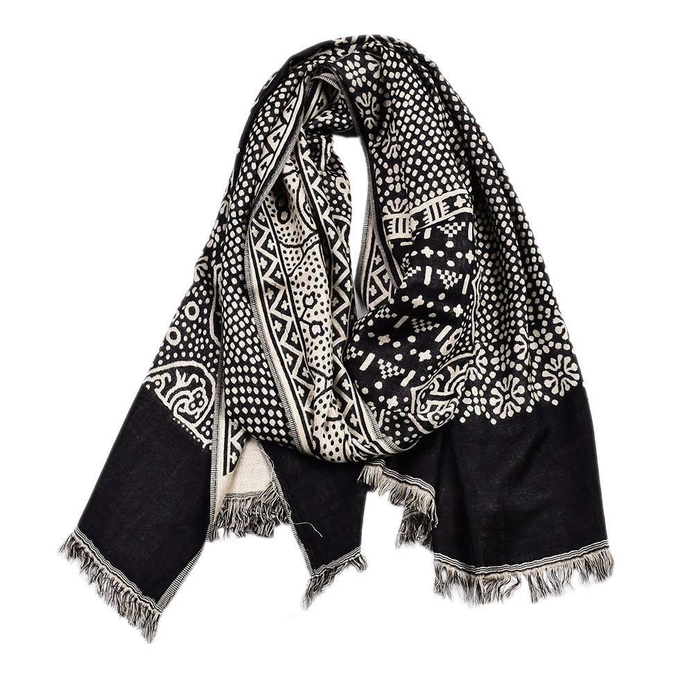 Men's Cotton And Linen Short Scarf by GJG Denim
