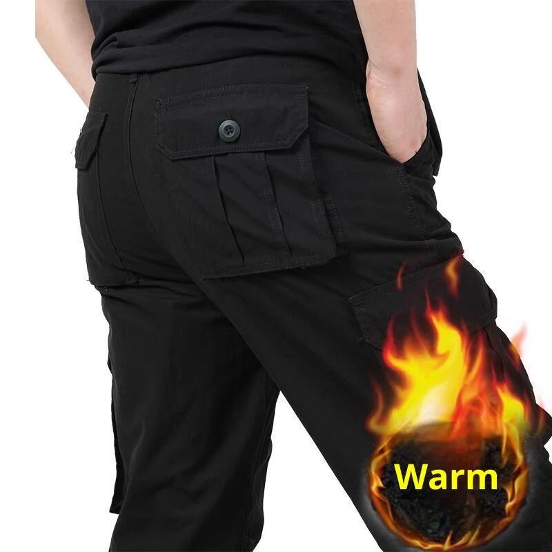 Extra Thick Warm With Fleece Men's Pants by GJG Denim