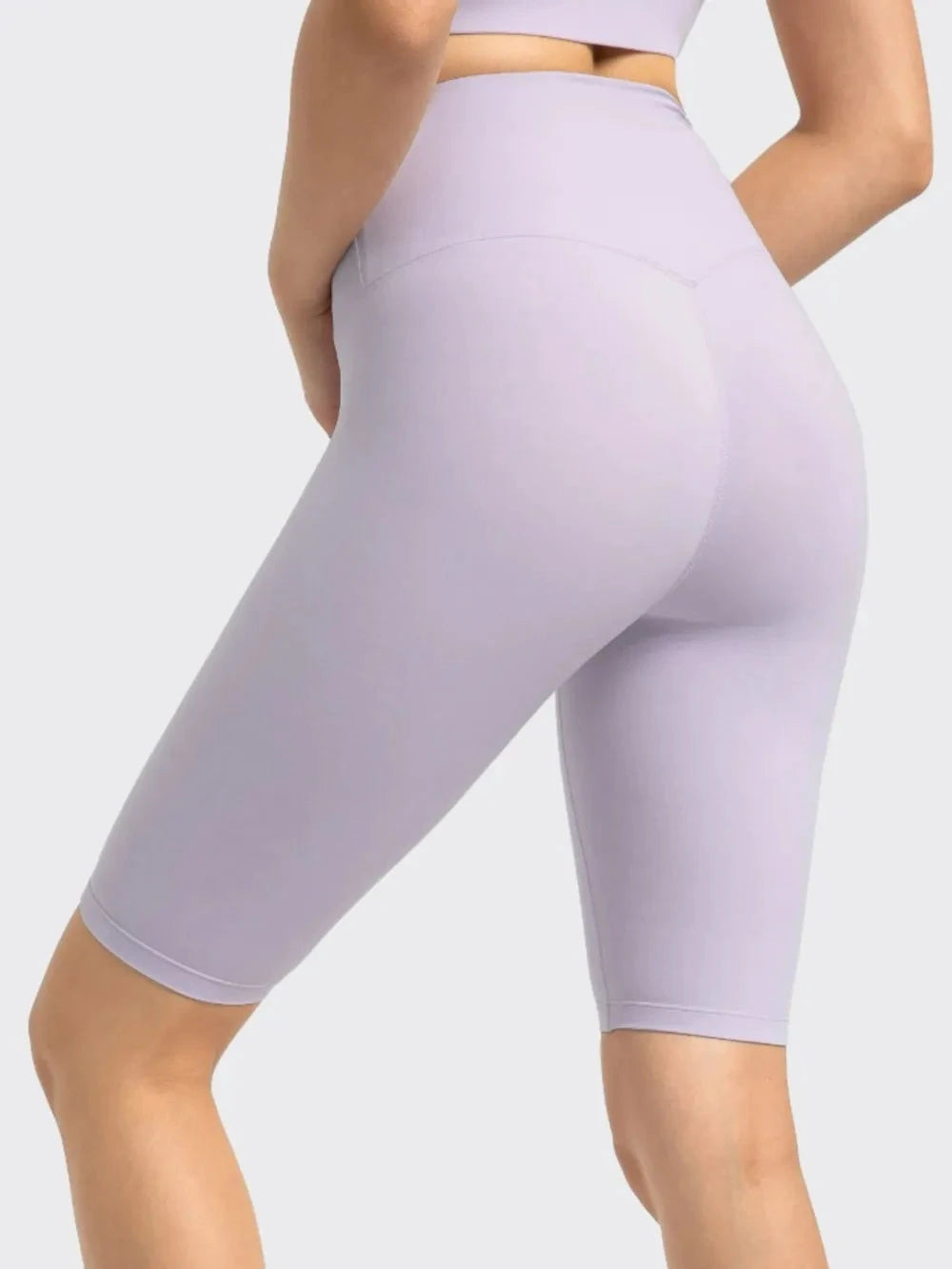 Millennia High Rise Wide Waistband Active Shorts by Lady Ros