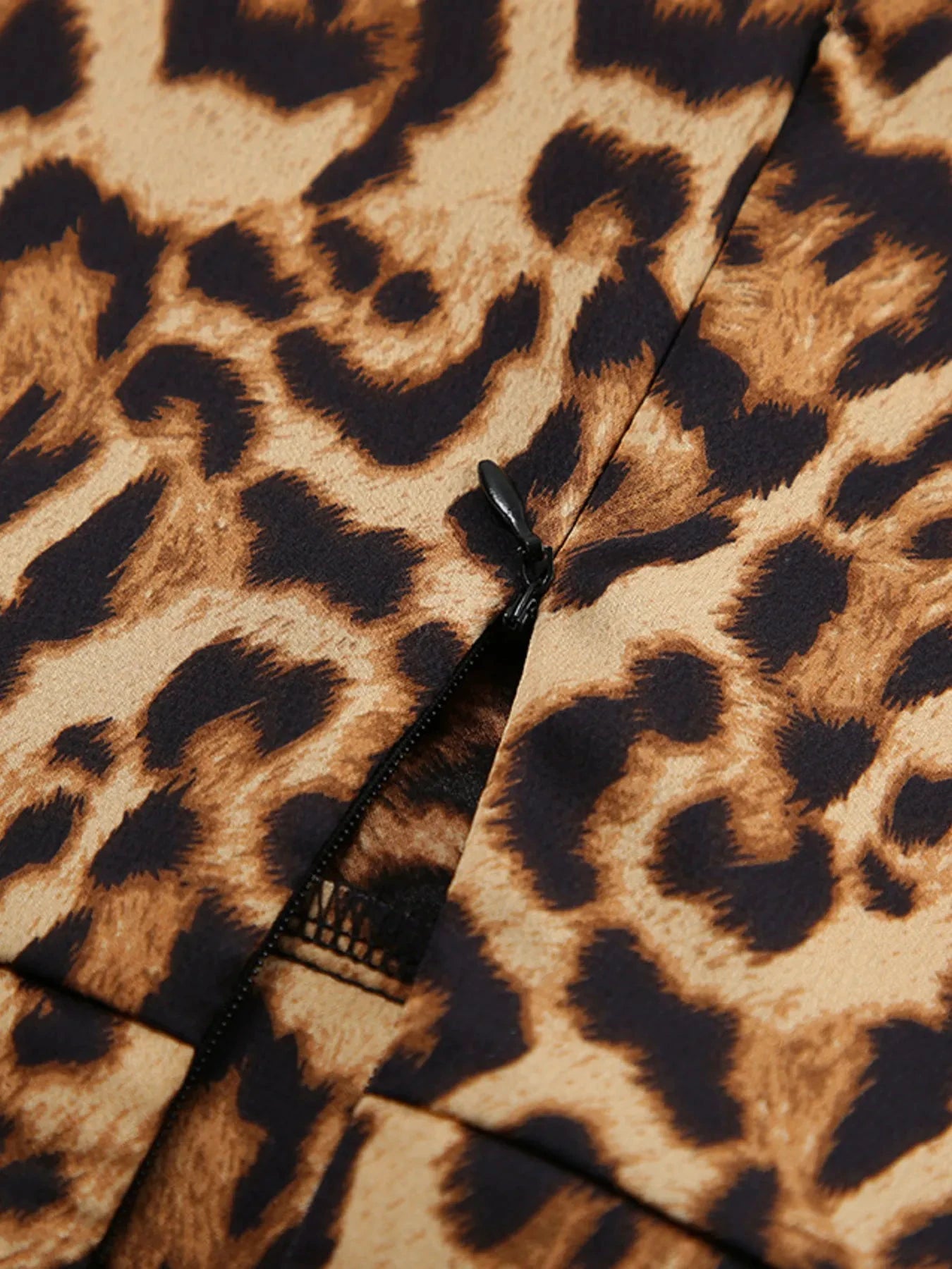 Leopard Print Mini Skirt by Lady Ros