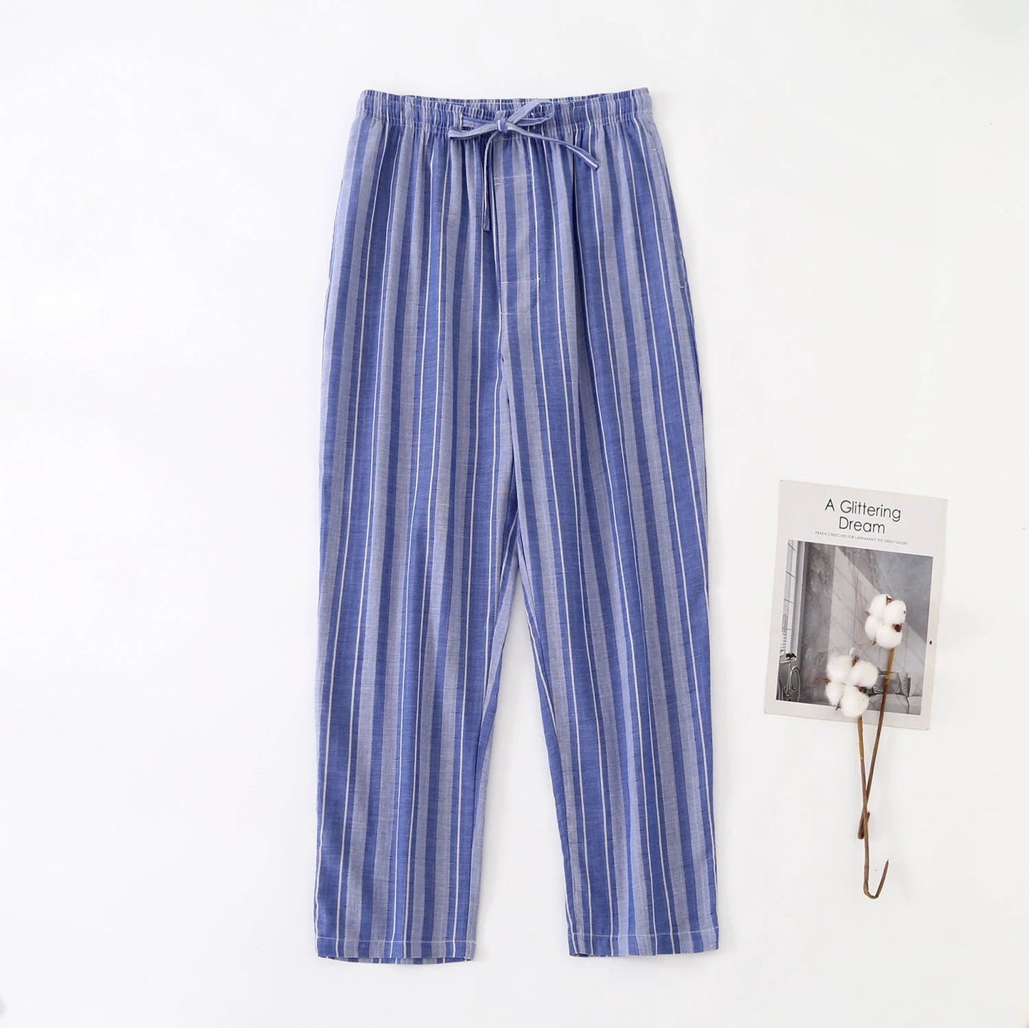 Men's Cotton Pajama Pants by GJG Denim