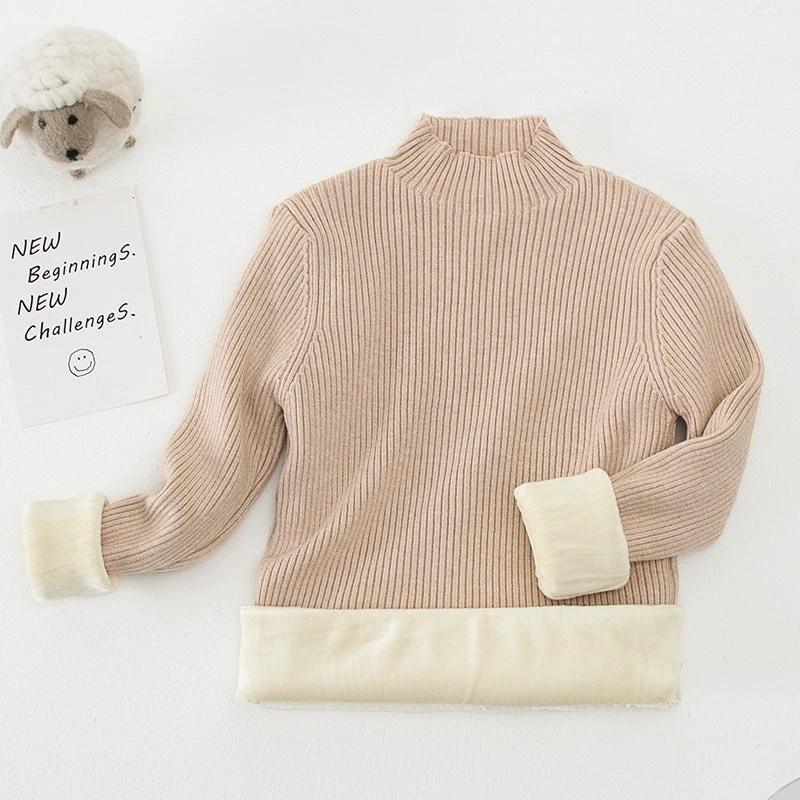 Children's Mock Neck Sweater Knitwear Top by GJG Denim