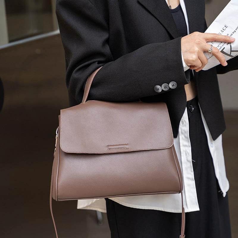 Women Handbag Genuine Leather High Capacity Crossbody Shoulder Bags by Zara-Craft