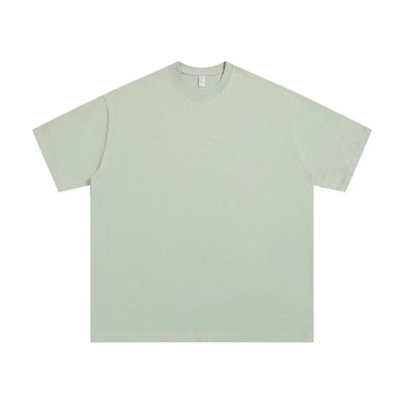 Loose Half Sleeve American Small Neckline Bottoming Shirt by GJG Denim
